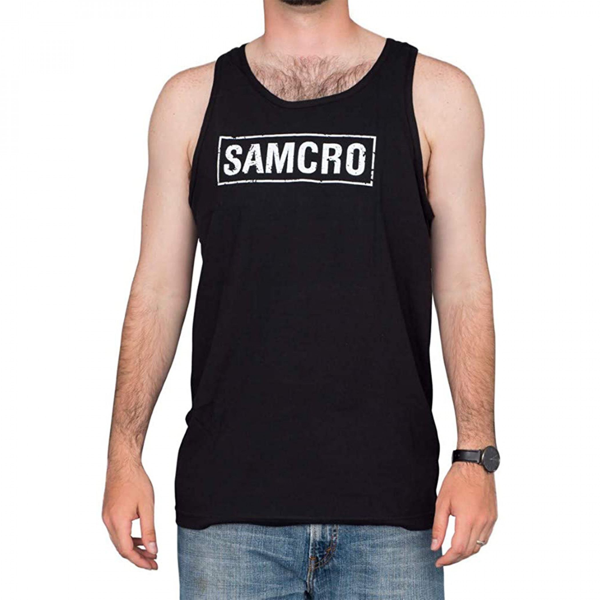 Sons Of Anarchy SAMCRO Front And Back Print Tank Top